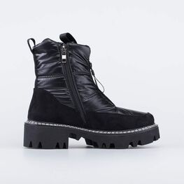 764050-41 Ботинки-дутики для девочки для девочки черный фото №2