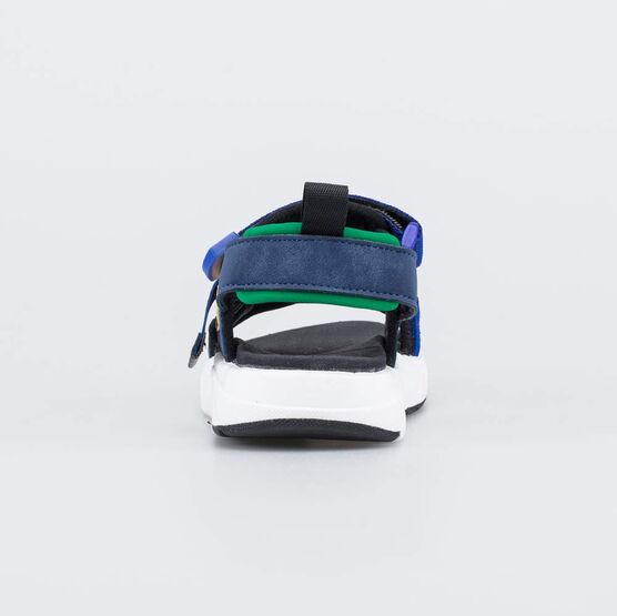 624035-11 Пляжные сандалии на липучках для мальчики синий фото №5