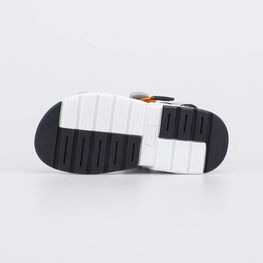 624035-12 Пляжные сандалии на липучках для мальчики серый + оливковый фото №3