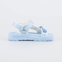 721013-13 Пляжные сандалии на липучках Лазурный берег для девочки голубой фото №2
