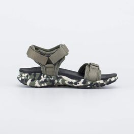 721015-11 Пляжные сандалии на липучках Камуфляж для мальчики оливковый фото №2