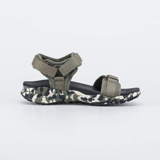 721015-11 Пляжные сандалии на липучках Камуфляж для мальчики оливковый фото №2
