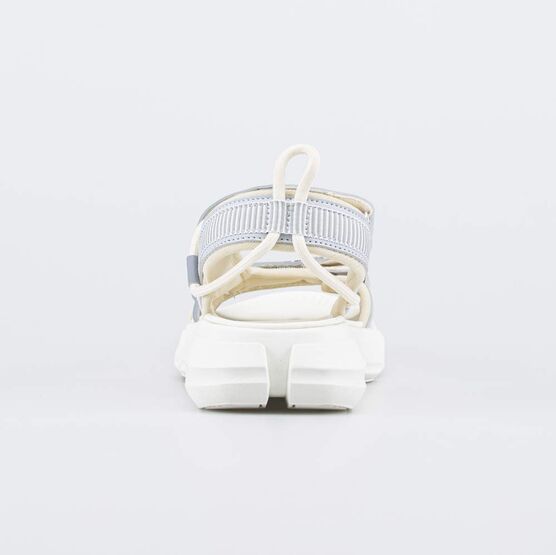 724028-17 Пляжные сандалии на липучках для мальчика-подростка для мальчики серый + бежевый фото №5