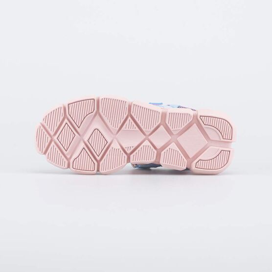 724028-18 Пляжные сандалии на липучках для девочки-подростка для девочки розовый + голубой фото №3