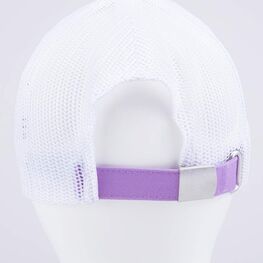 07811743-40 Кепка-бейсболка с сеткой Единорожка для девочки белый + сиреневый фото №4