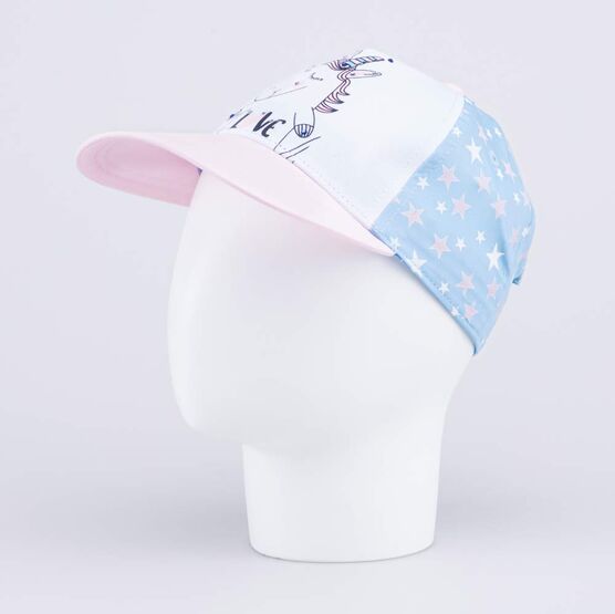 07811744-40 Кепка - бейсболка Звездочка для девочки разноцветный