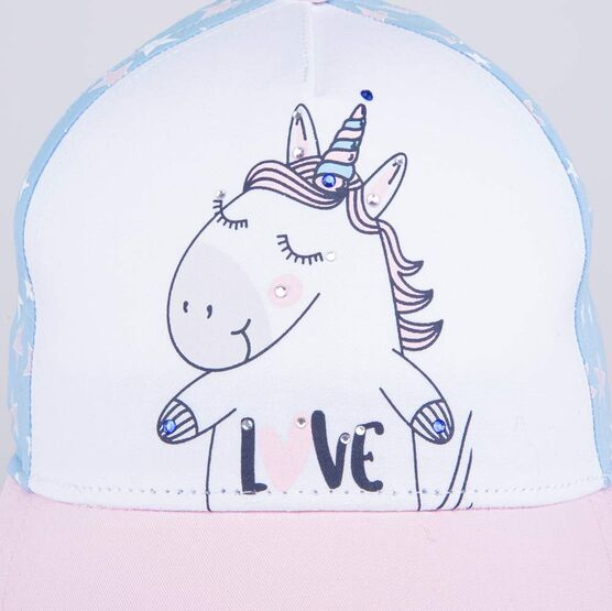 07811744-40 Кепка - бейсболка Звездочка для девочки разноцветный фото №3