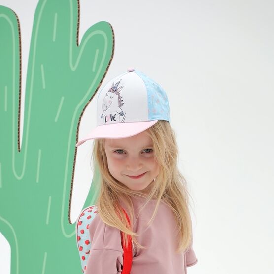 07811744-40 Кепка - бейсболка Звездочка для девочки разноцветный фото №5