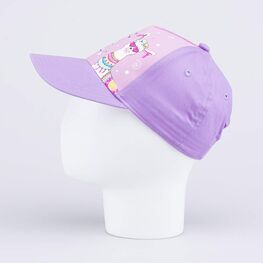 07811746-40 Кепка - бейсболка для девочки Лама для девочки сиреневый фото №2