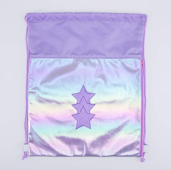 02808182-20 Мешок для сменной обуви цветной для девочки разноцветный