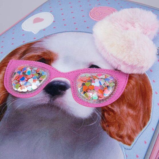 02804346-40 Рюкзак школьный для девочки КК для девочки голубой фото №5