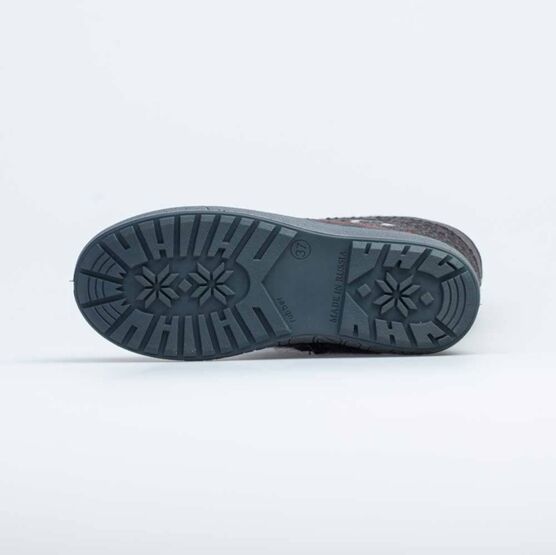 867100-42 Женские валенки с вышивкой для девочки темно-серый фото №3