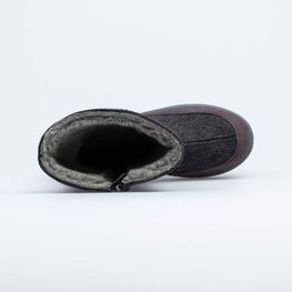 867100-42 Женские валенки с вышивкой для девочки темно-серый фото №4