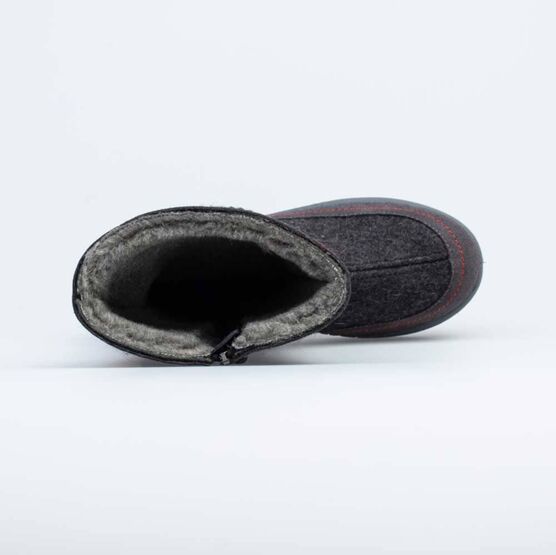 867100-42 Женские валенки с вышивкой для девочки темно-серый фото №4