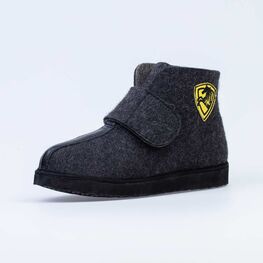 957012-01 Серые валенки Гран-при для мальчики темно-серый