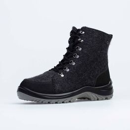 957015-41 Ботинки из войлока для мальчики темно-серый