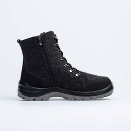 957015-41 Ботинки из войлока для мальчики темно-серый фото №2