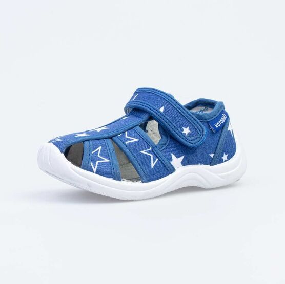 221019-15 Сандалии текстильные для мальчики светло-синий