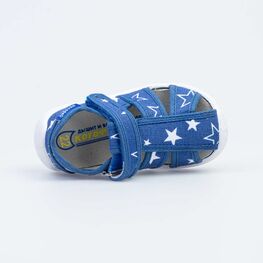 221019-15 Сандалии текстильные для мальчики светло-синий фото №4