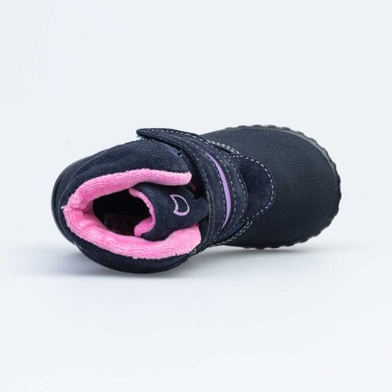 354043-34 Ботинки для девочки син-роз фото №4