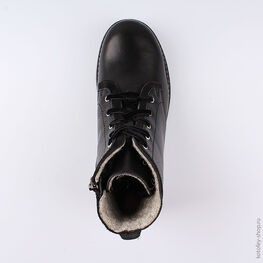 752136-31 Ботинки для девочки черный фото №4