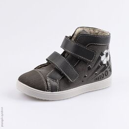 452107-32 Ботинки для мальчики серый