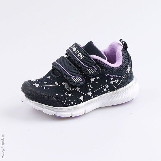 144115-72 Кроссовки для девочки син-сир