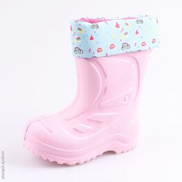 365004-11 Резиновые сапоги для девочки розовый