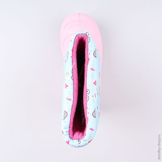 365004-11 Резиновые сапоги для девочки розовый фото №4