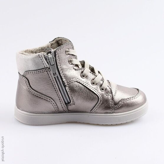 452104-33 Ботинки для девочки серебрист. фото №2