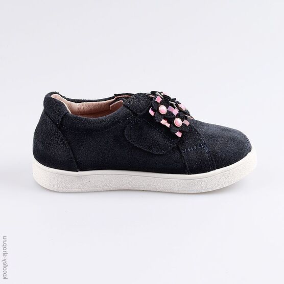 332107-22 Полуботинки для девочки светло-синий фото №2