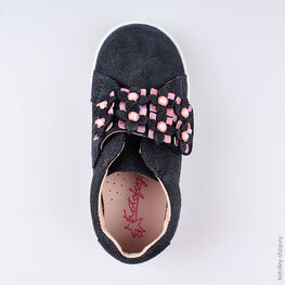 332107-22 Полуботинки для девочки светло-синий фото №4