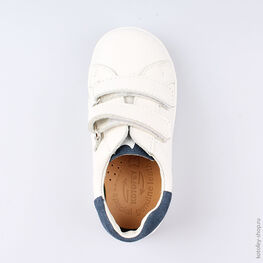 332113-21 Полуботинки для мальчики бел-син фото №4