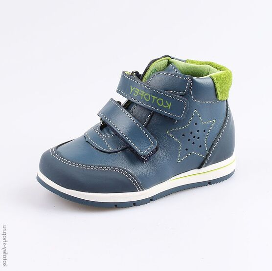 152191-23 Ботинки для мальчики син-сал