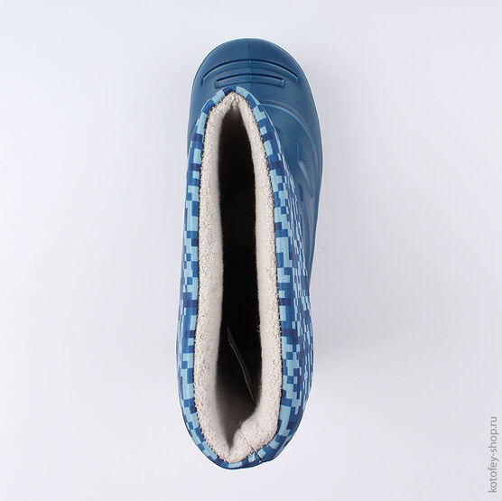 565003-10 Резиновые сапоги для мальчики светло-синий фото №4