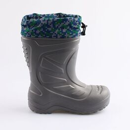 365005-13 Резиновые сапоги для мальчики серый фото №2