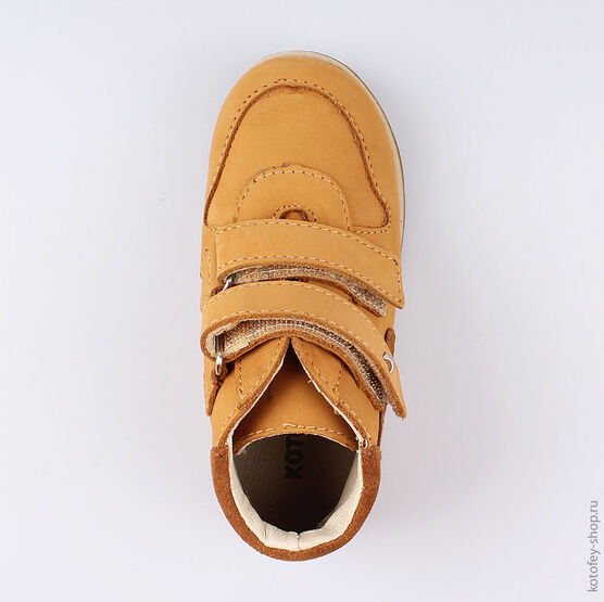 352165-26 Ботинки для мальчики жел-кор фото №4