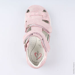 132133-21 Туфли для девочки розовый фото №4