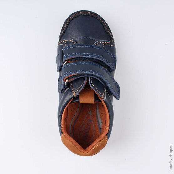 232083-22 Полуботинки для мальчики син-кор фото №4