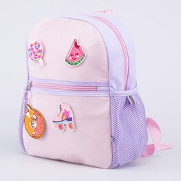 02810356-40 Рюкзак с патчами Детские радости для девочки сиреневый,розовый фото №2