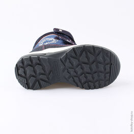 454992-41 Мембранные ботинки для девочки светло-синий фото №3