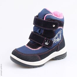 454992-41 Мембранные ботинки для девочки светло-синий