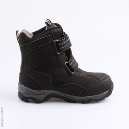 654943-43 Мембранные ботинки для мальчики чер-сер фото №2