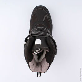 654943-43 Мембранные ботинки для мальчики чер-сер фото №4