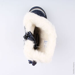 264919-42 Мембранные сапожки для девочки светло-синий фото №4