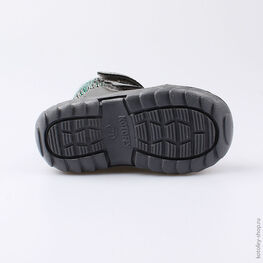 152186-42 Сапожки для мальчики серый фото №3