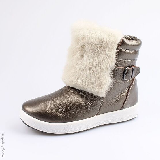 762047-41 Сапожки для девочки бронзовый