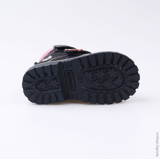 152171-32 Ботинки для девочки светло-синий фото №3