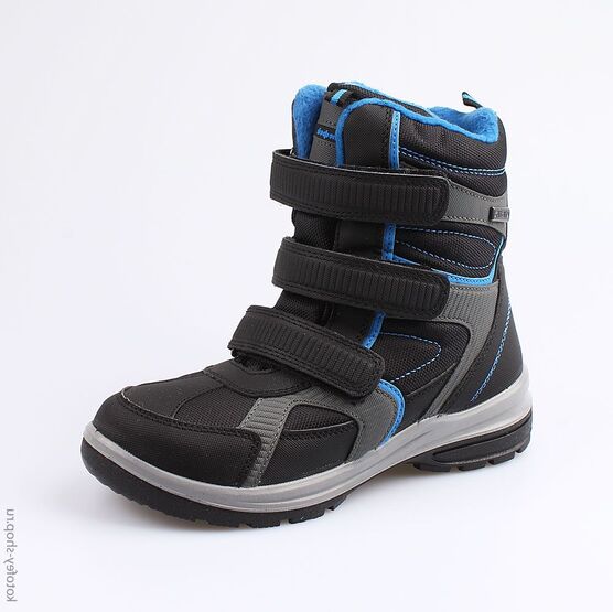 754916-44 Мембранные ботинки для мальчики чер-син