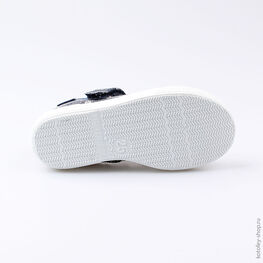 331108-12 Кеды из хлопка для девочки для девочки светло-синий фото №3